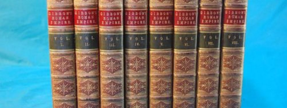 Gibbon, Edward. The History of the Decline & Fall of the Roman Empire. In eight volumes. London: John Murray, 1855.